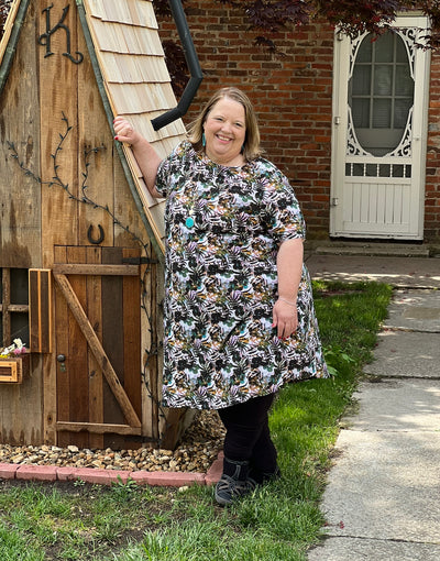 Curvy Girl Olive Ellis Dress