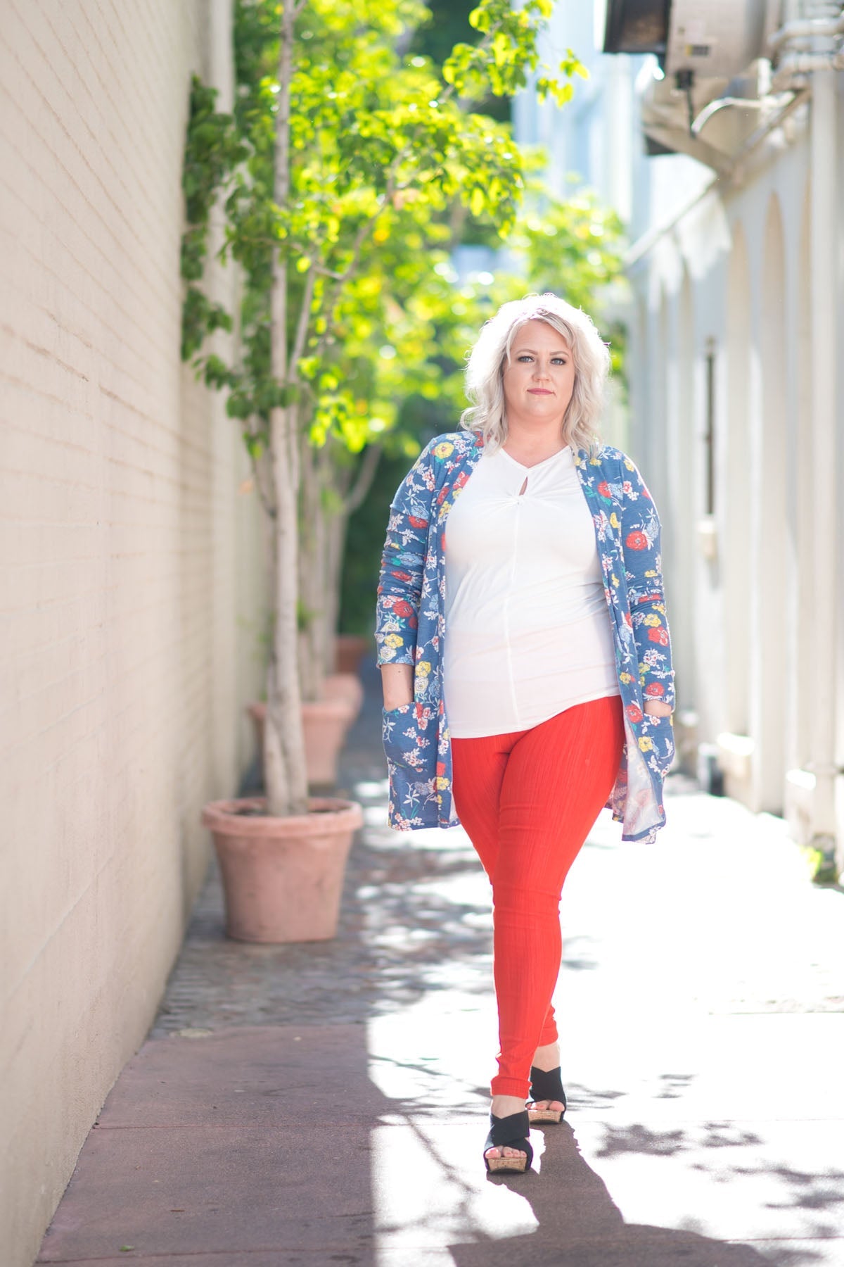 3-Piece Brooklyn  Combo in Red Jeggings