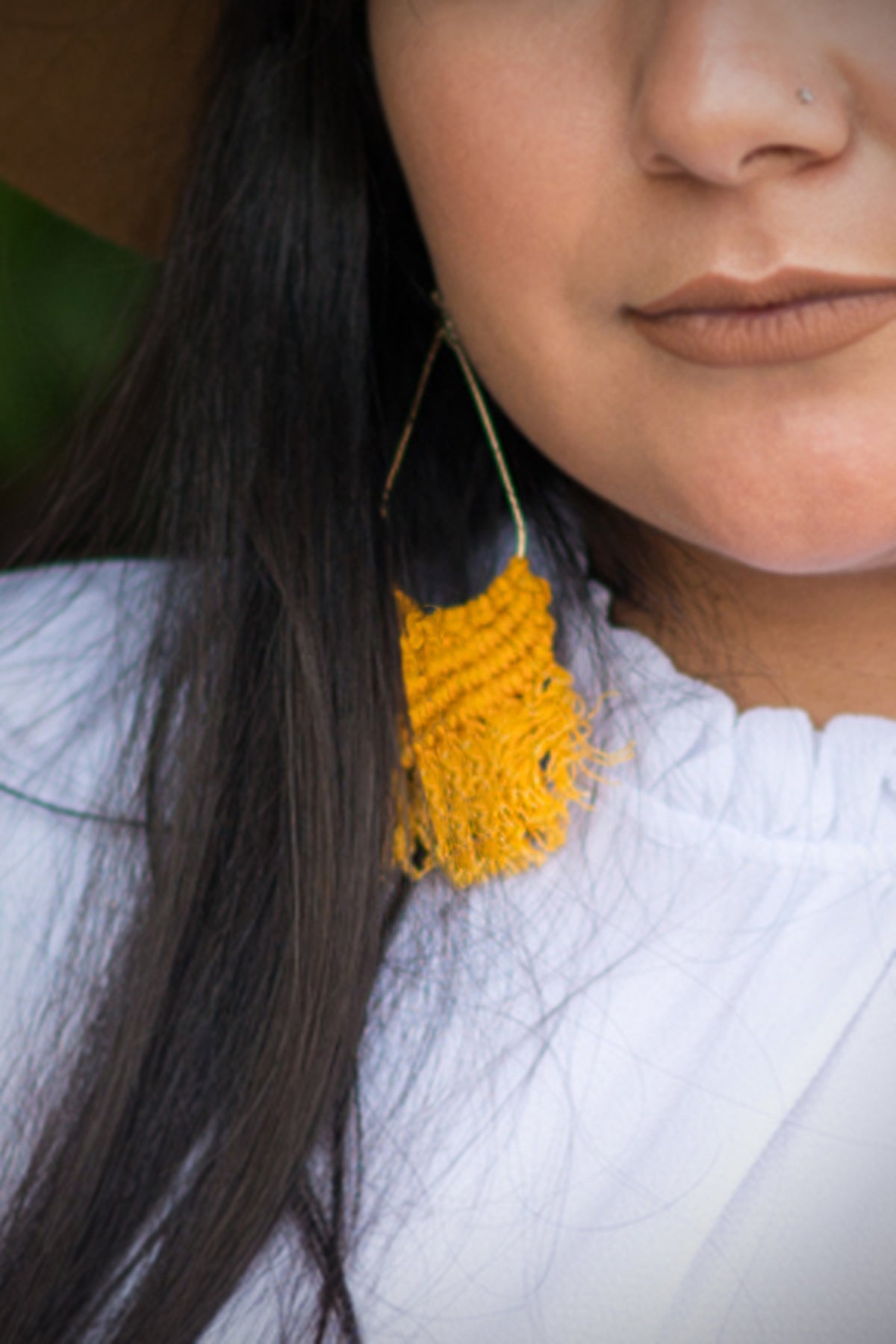 Tassel Sunburst Earrings