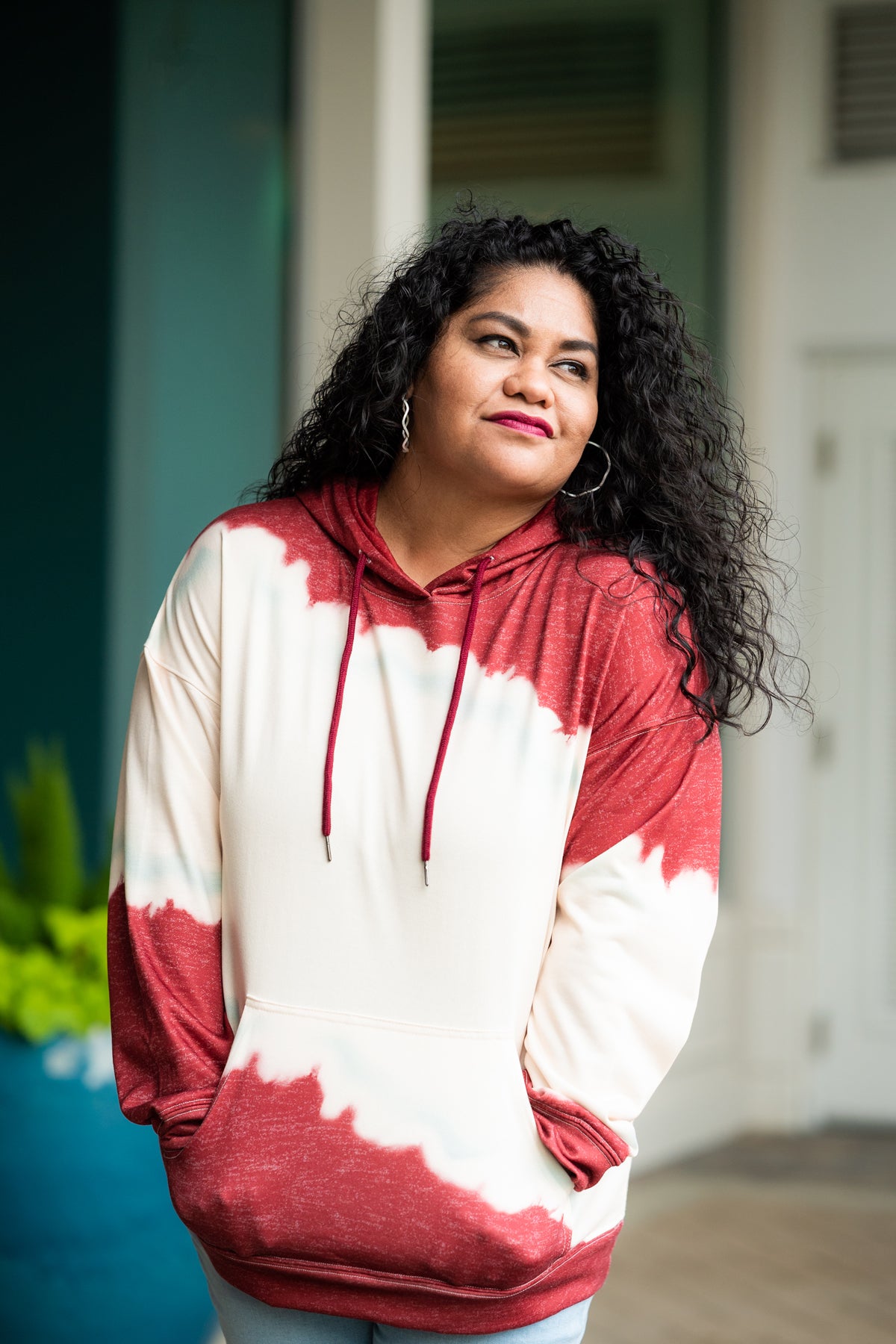 Sweater Hermosa Hoodie Ombre