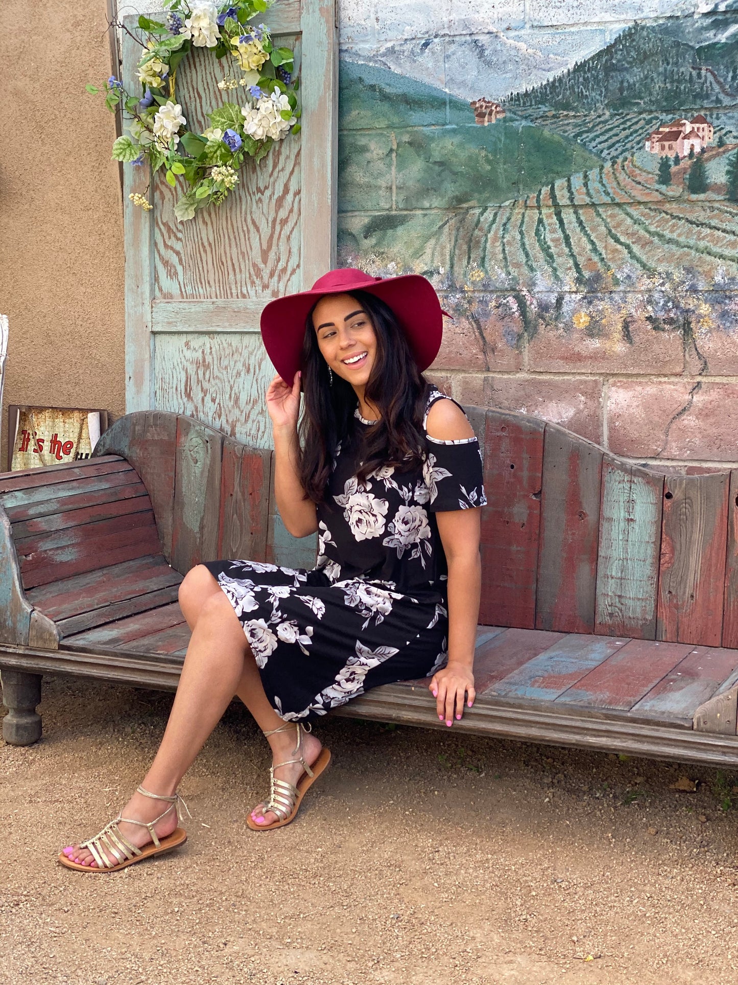 Dress Peek-A-Boo in Floral