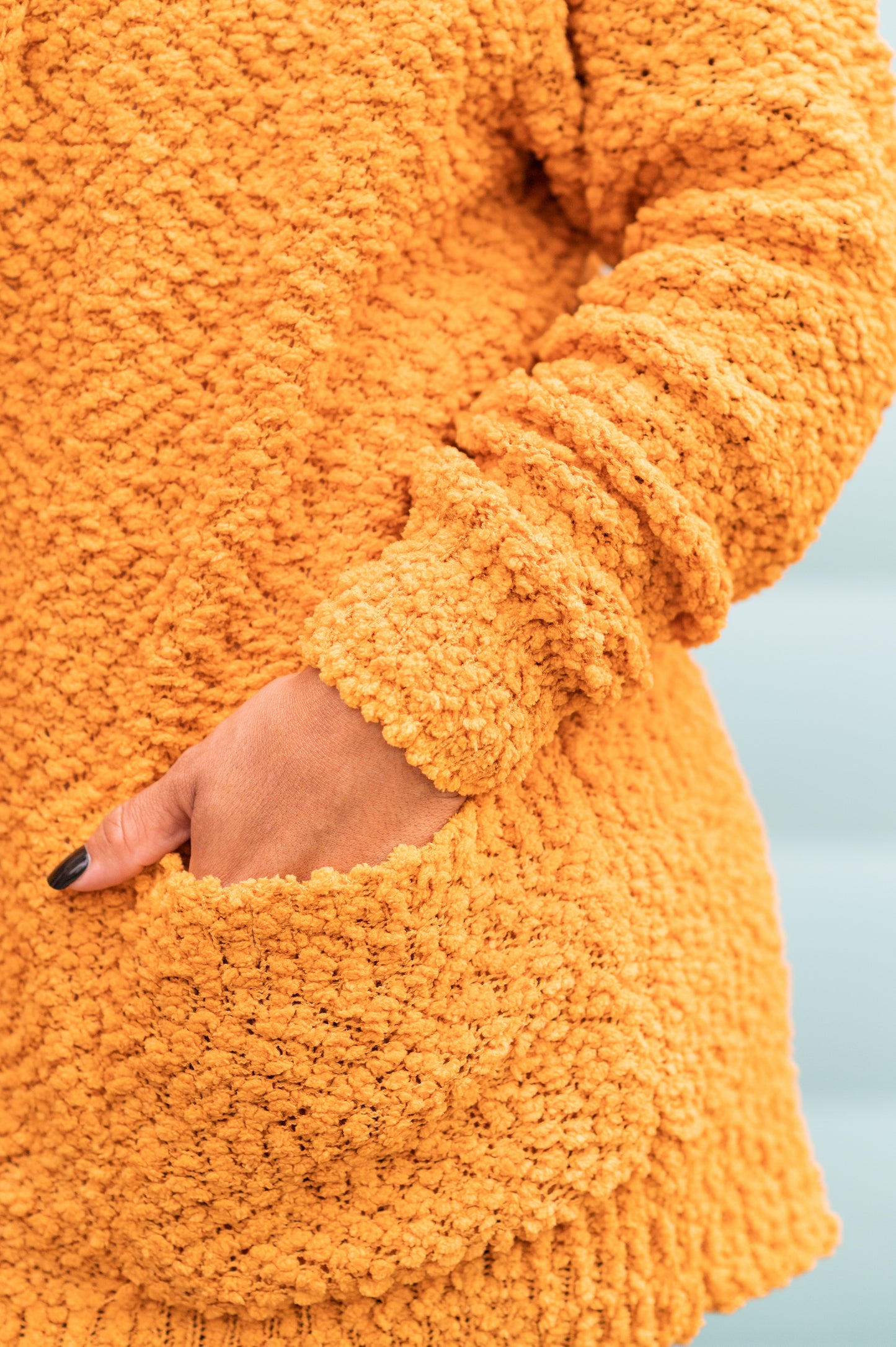 Popcorn Button Cardigan