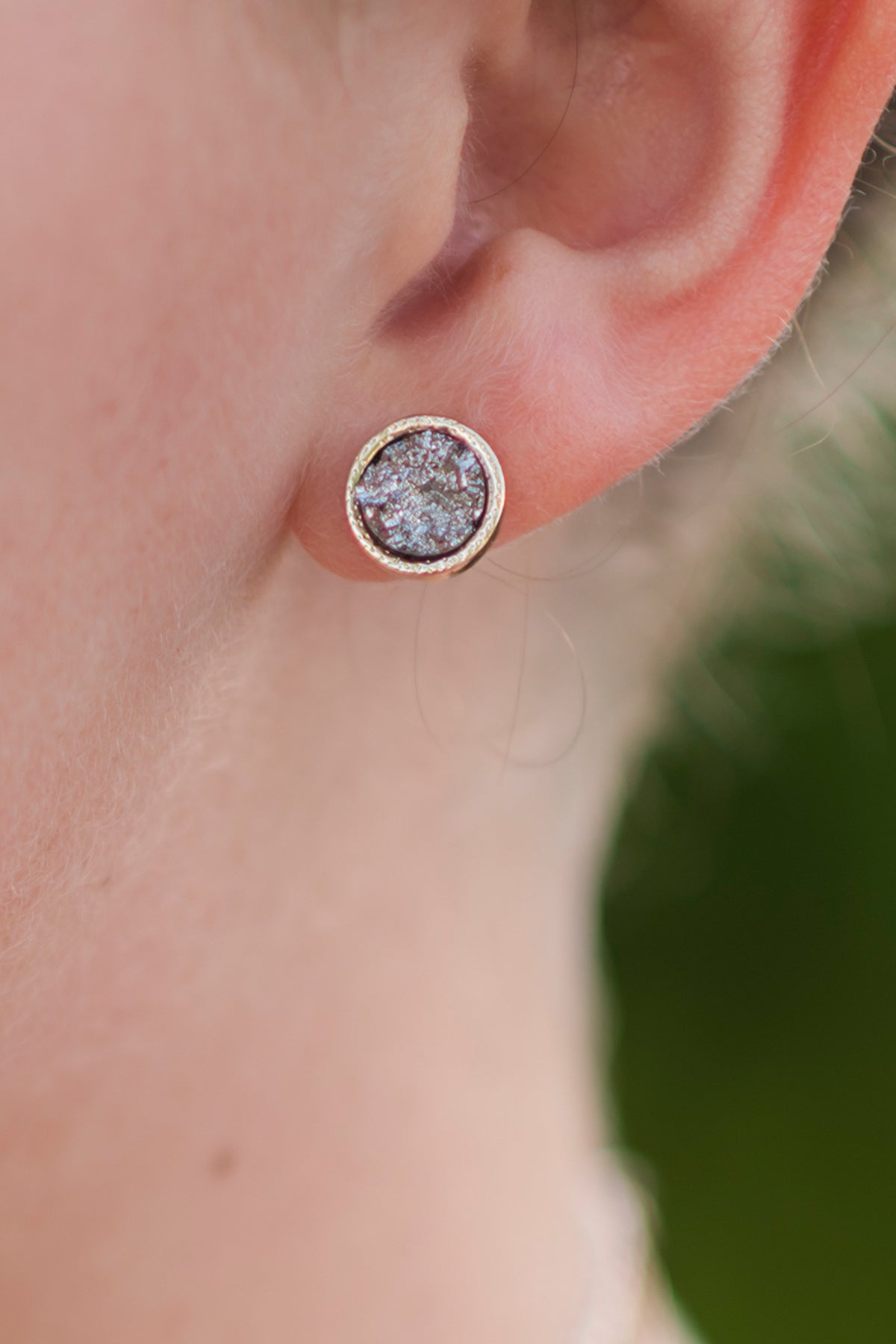 Druzy Stud Earrings