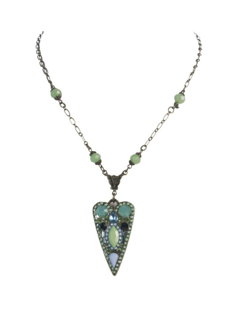 Jeweled Arrow Necklace