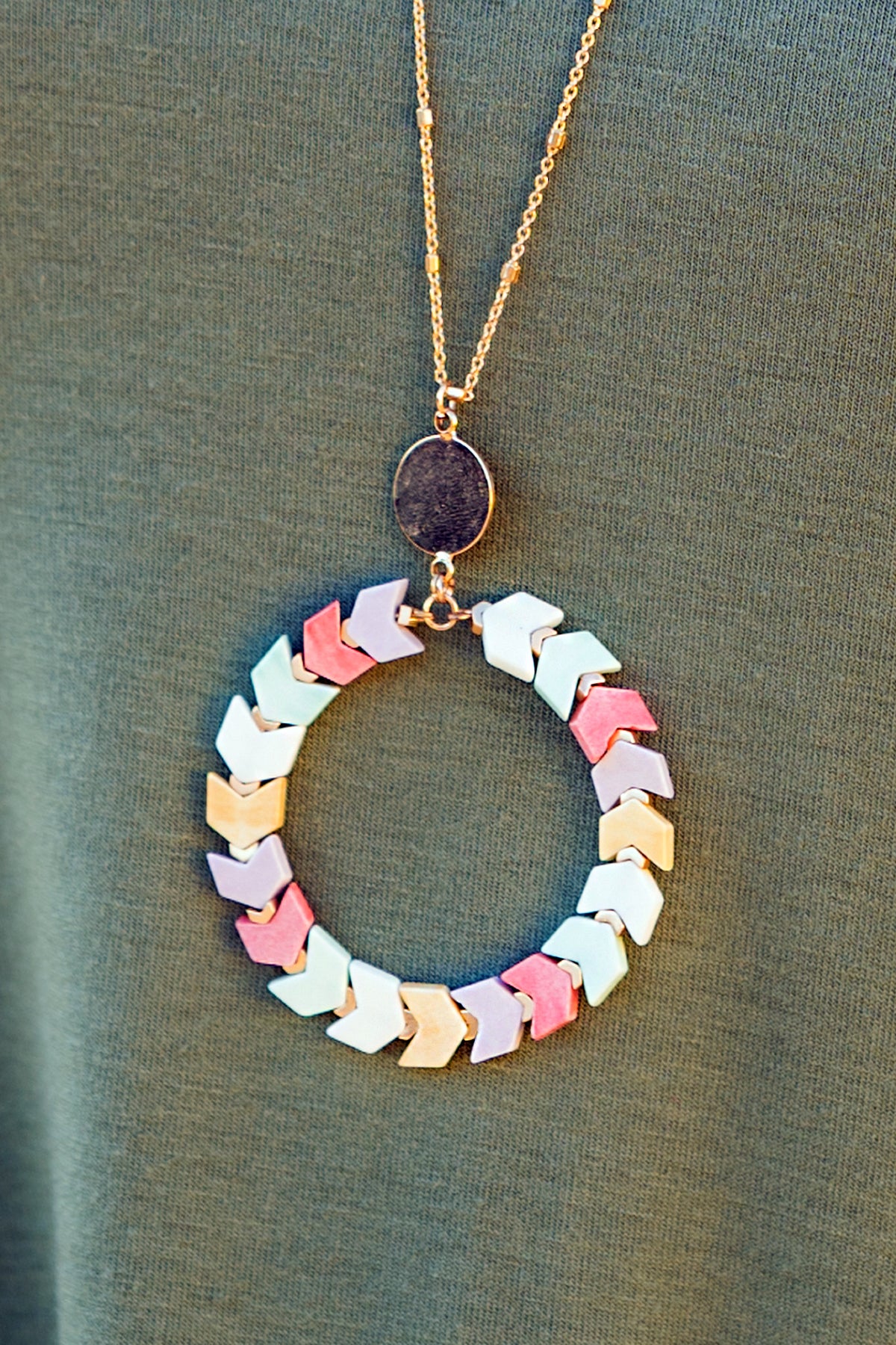 Arrows of Pastels Necklace