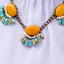 Ornate Perse Golden Necklace