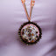 Ornate Pink Globe Necklace