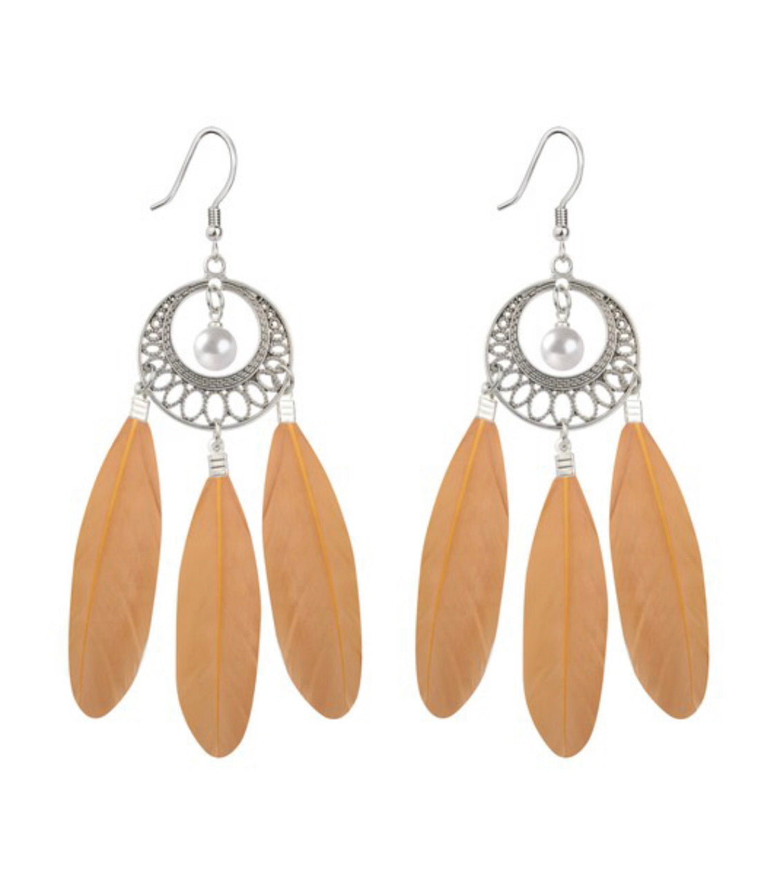 Dreamcatcher Feather E Earrings